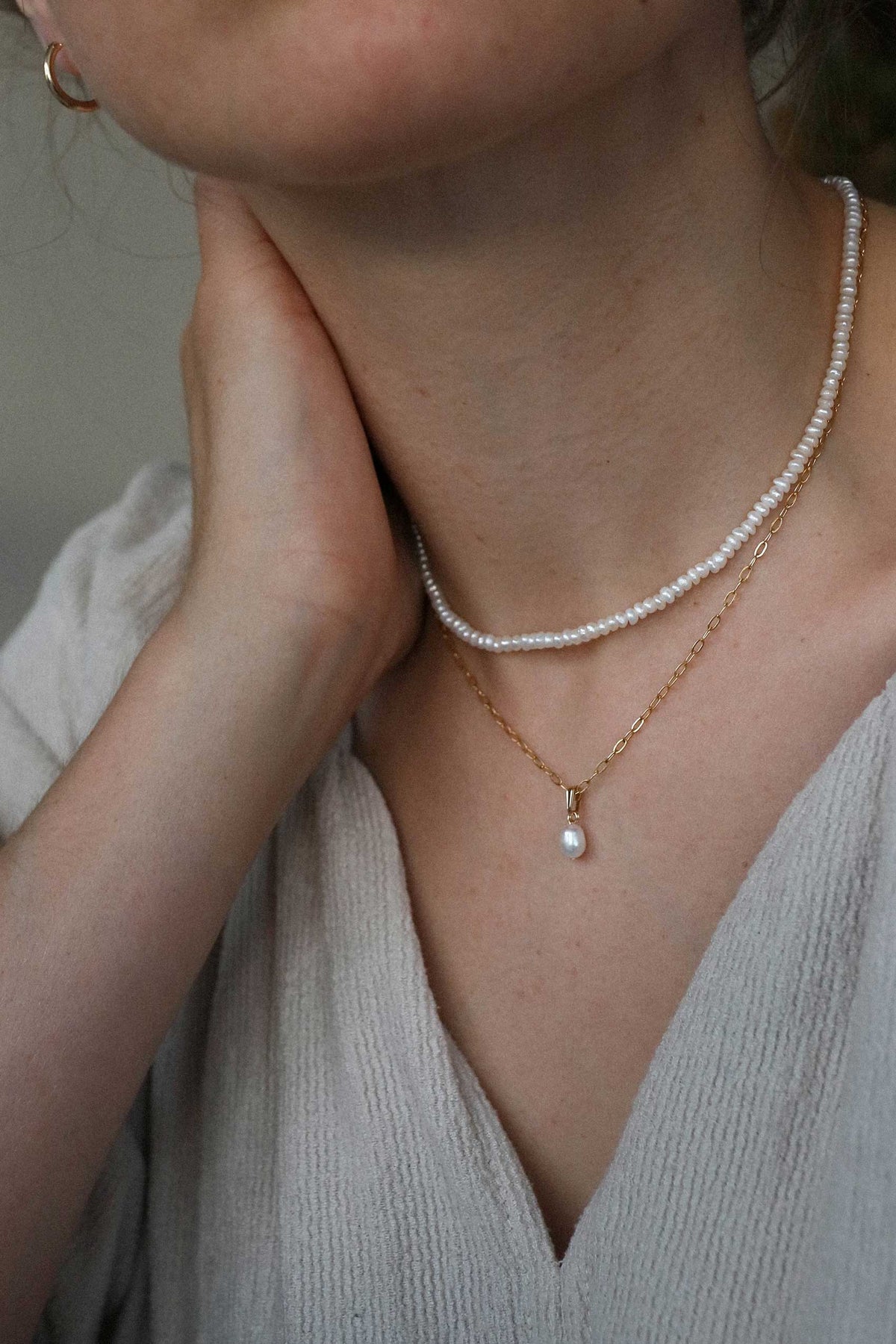 Layering: how to combine two or three necklaces