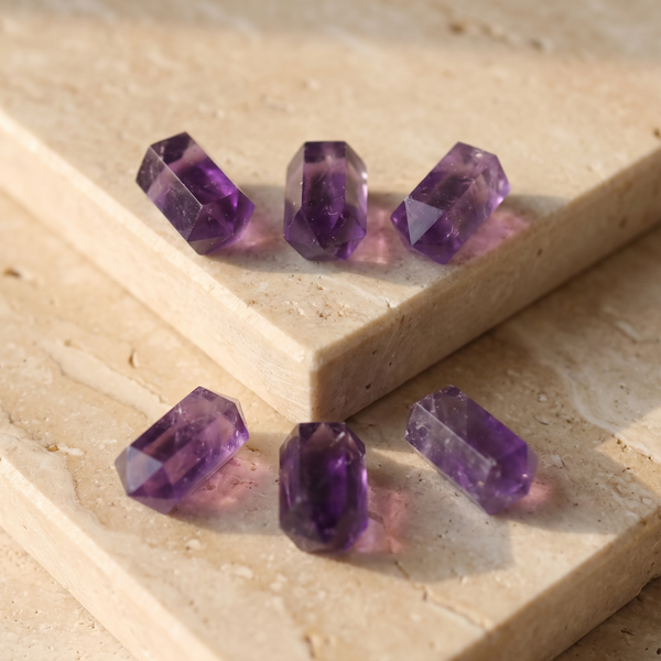 Zylinder Amethyst Kette