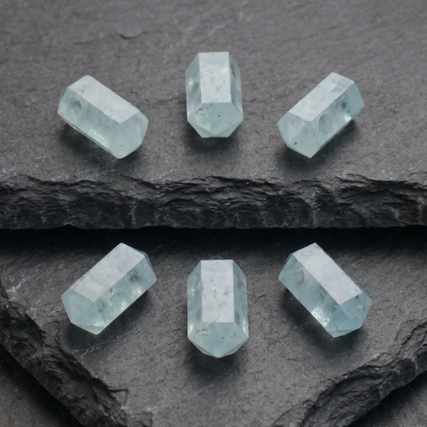 Zylinder Aquamarin Kette
