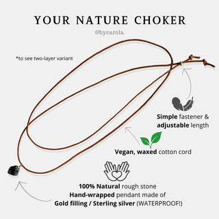 Natura moonstone choker