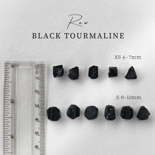 Raw Black Tourmaline Pendant