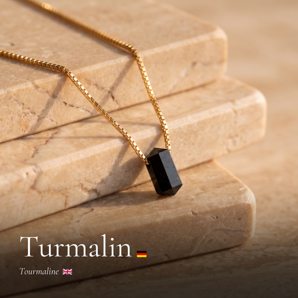Zylinder Turmalin Kette