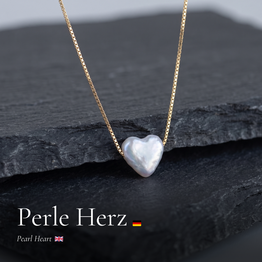 Perle Herz Kette