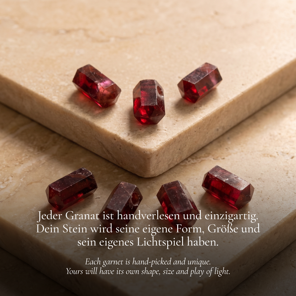 Zylinder Granat Kette
