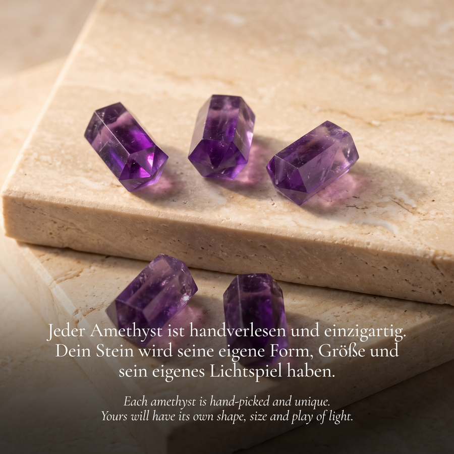 Zylinder Amethyst Kette