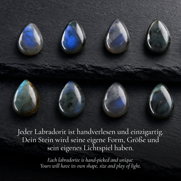 Tropfen Labradorit Kette