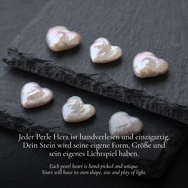 Perle Herz Kette