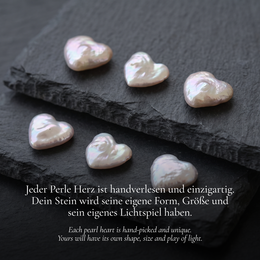 Perle Herz Kette