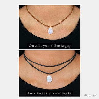 Natura moonstone choker