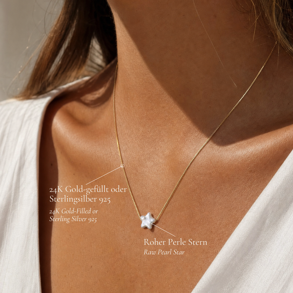 Perle Stern Kette