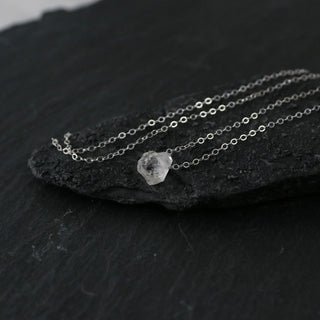 Onia Herkimer Diamant Silberkette