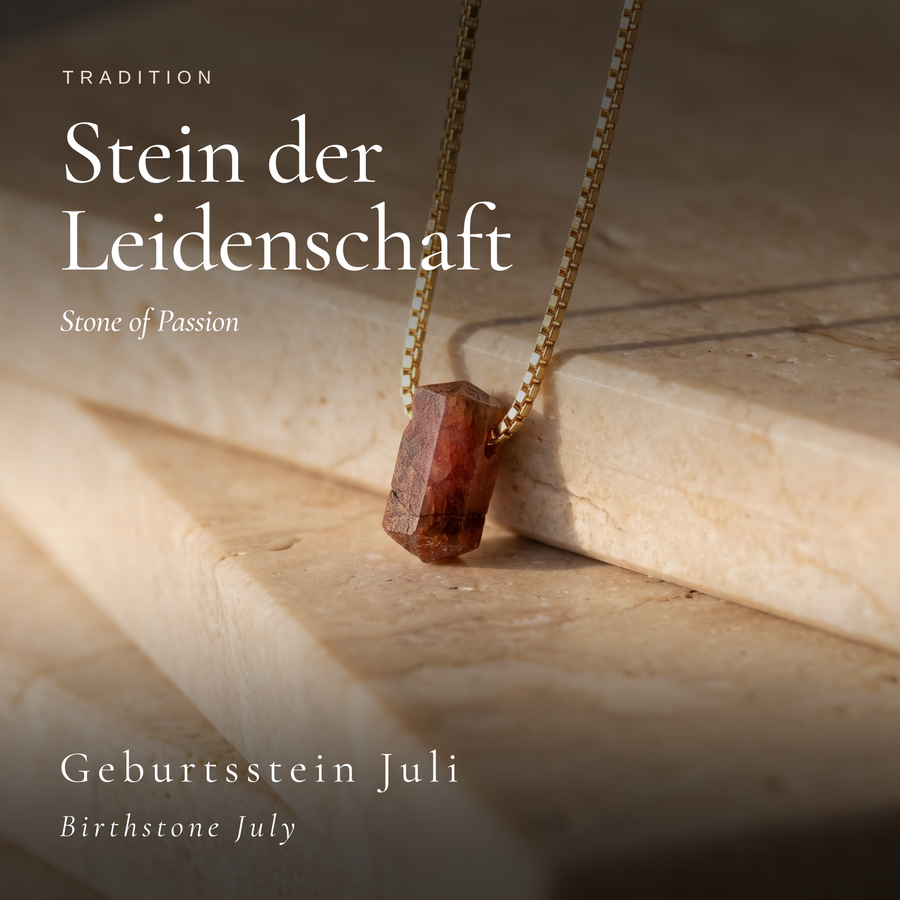 Zylinder Rubin Kette