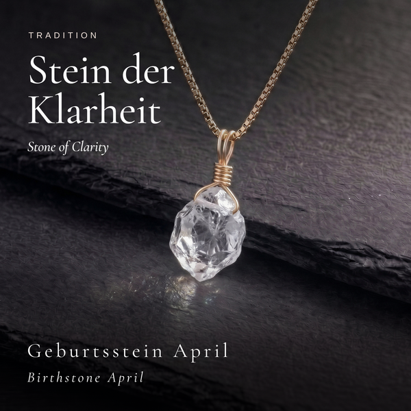 Roher Bergkristall Kette