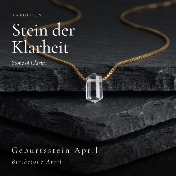 Zylinder Bergkristall Kette
