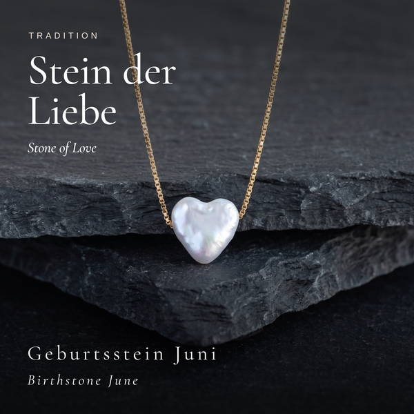 Perle Herz Kette