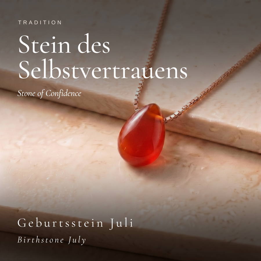 Tropfen Karneol Kette