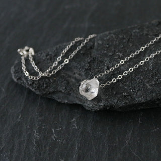 Onia Herkimer Diamant Silberkette