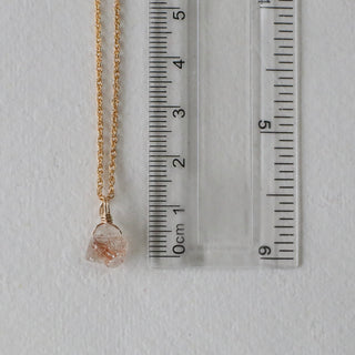 Rutilquarz Anhänger Gold
