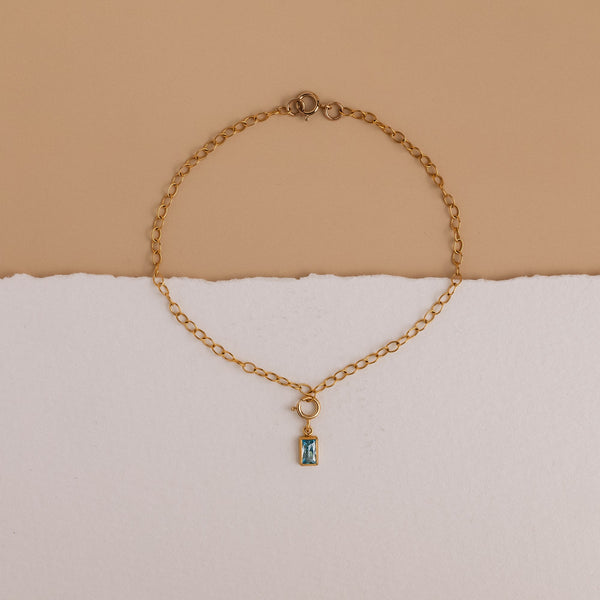 Aquamarin Armband