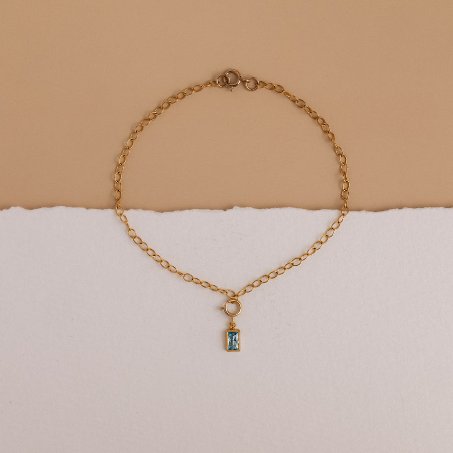 Aquamarin Armband