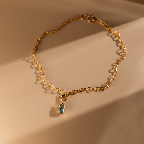 Aquamarin Armband