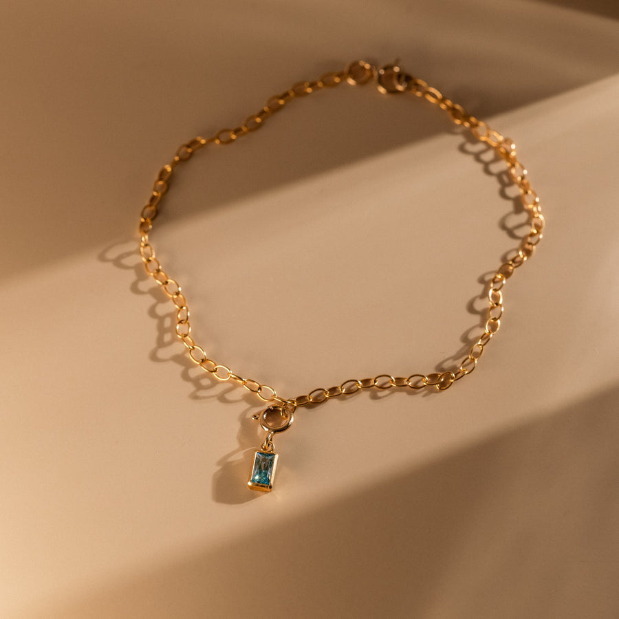 Aquamarin Armband