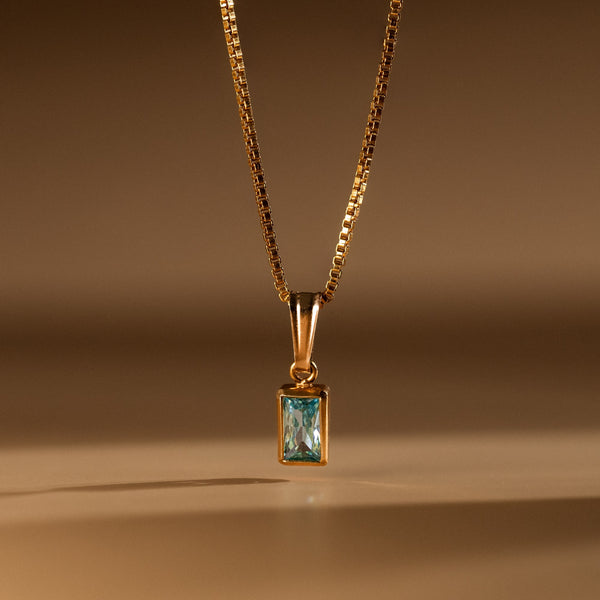 Aquamarin Kette