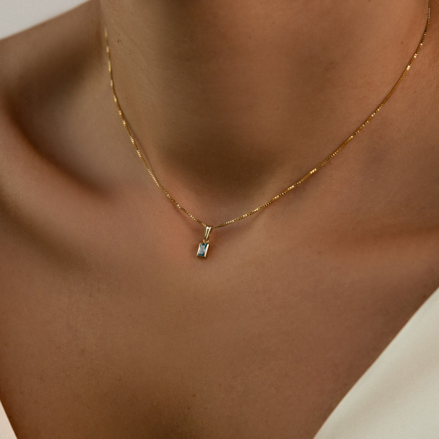 Aquamarin Kette