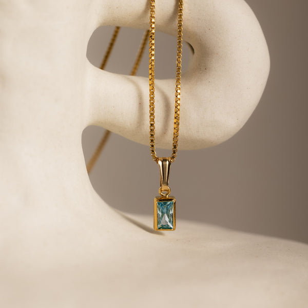 Aquamarin Kette