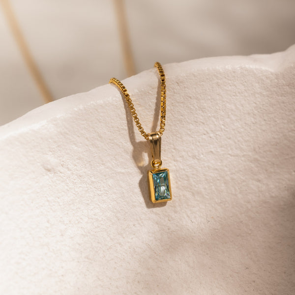 Aquamarin Kette