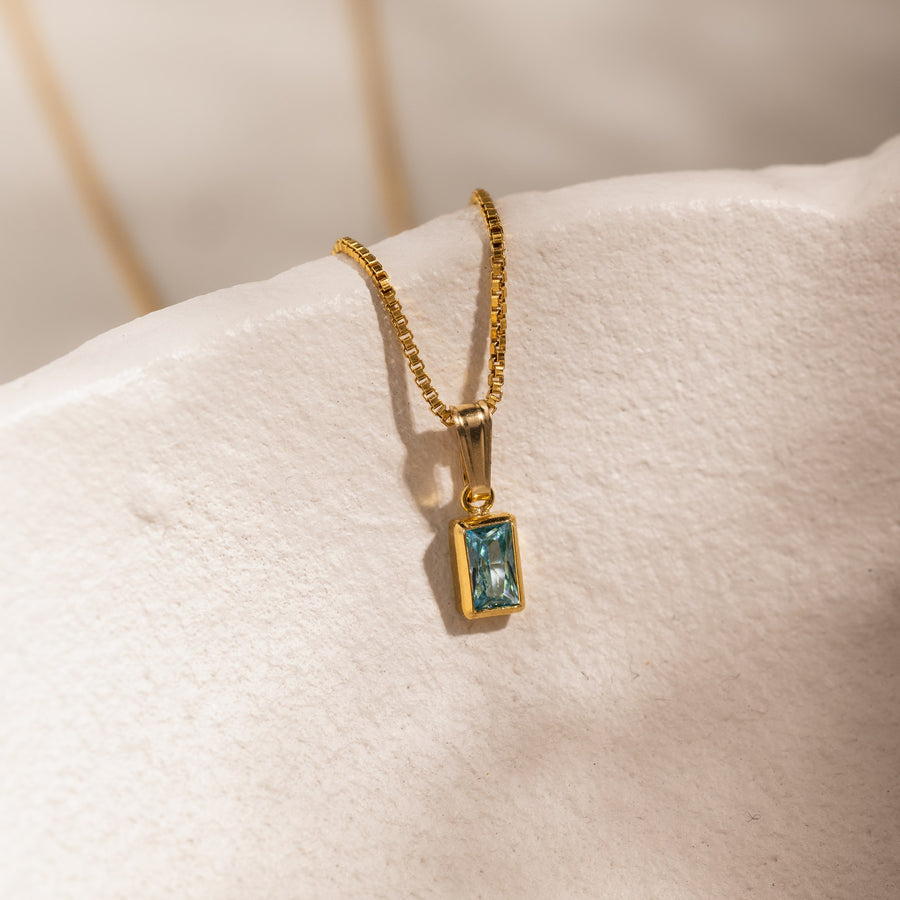 Aquamarin Kette