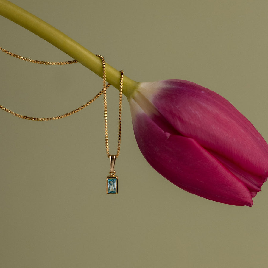 Aquamarin Kette