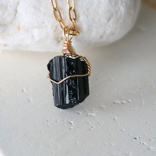 Bora Black Tourmaline Choker