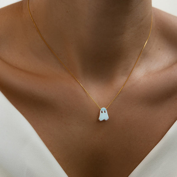 Geist Kette in Opal-Optik