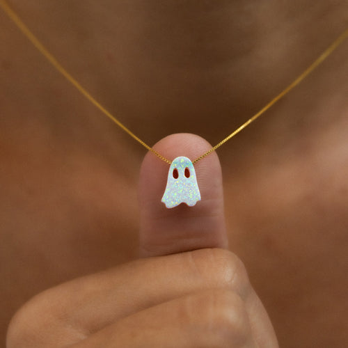 Geist Kette in Opal-Optik