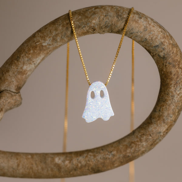 Geist Kette in Opal-Optik