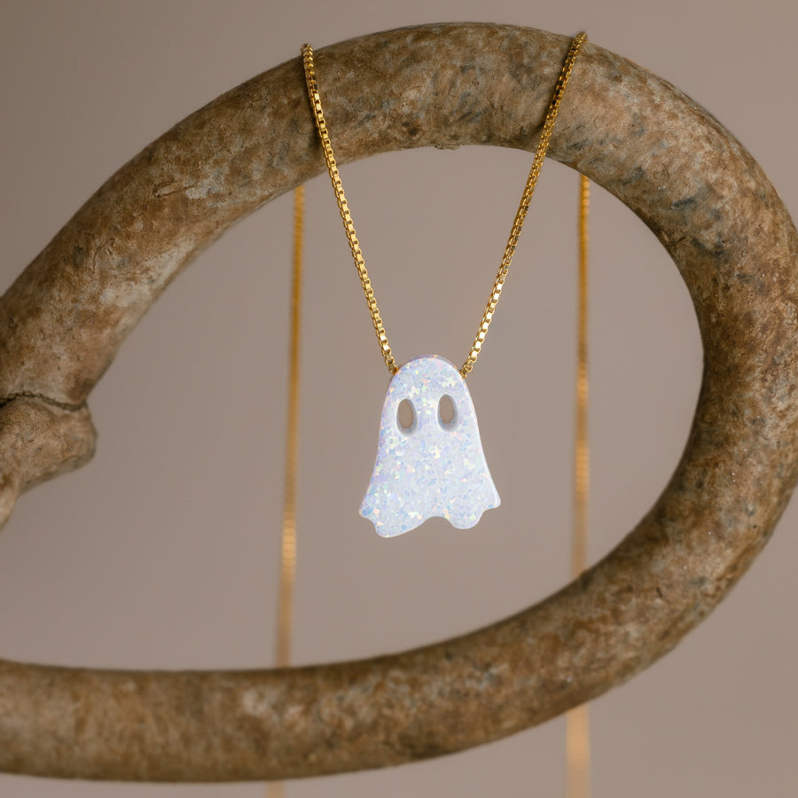 Geist Kette in Opal-Optik
