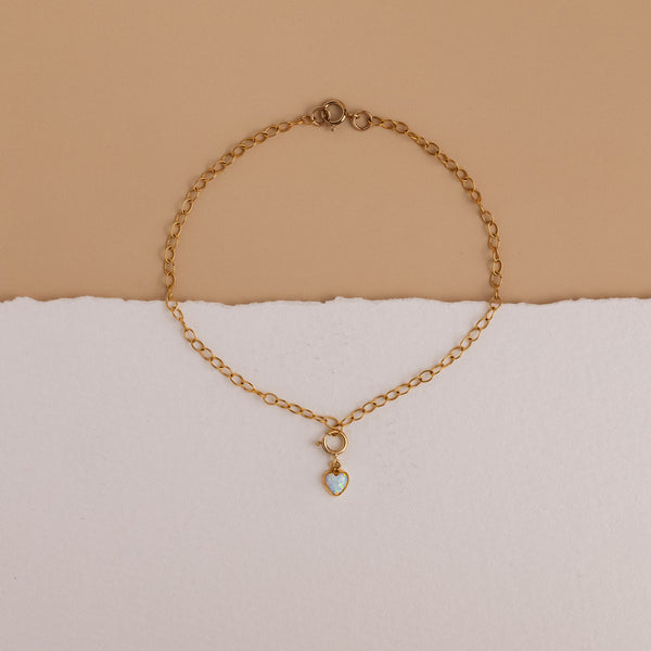 Opal Herz Armband