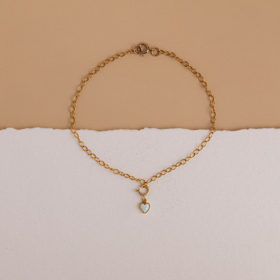 Opal Herz Armband