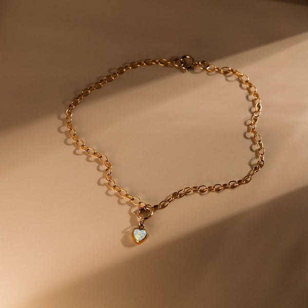 Opal Herz Armband