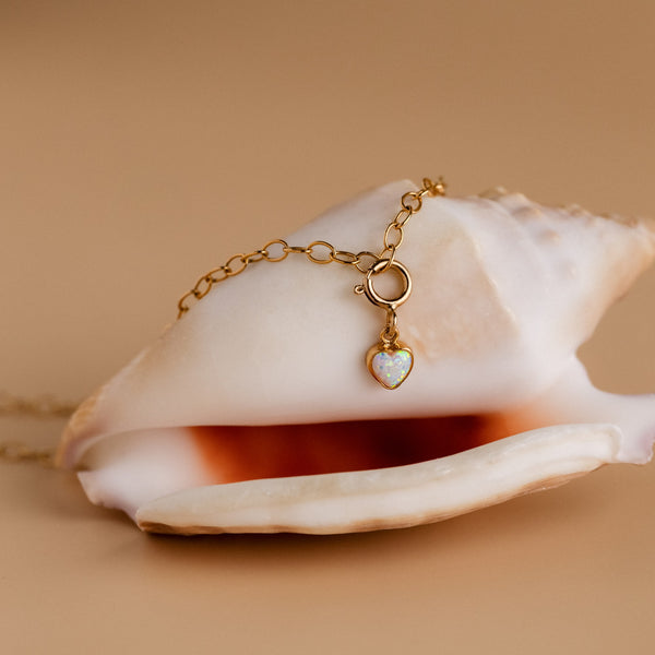 Opal Herz Armband