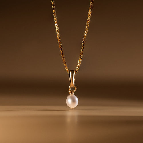 Ovale Perle Kette
