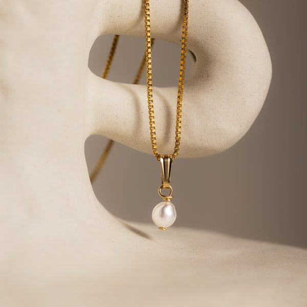 Ovale Perle Kette