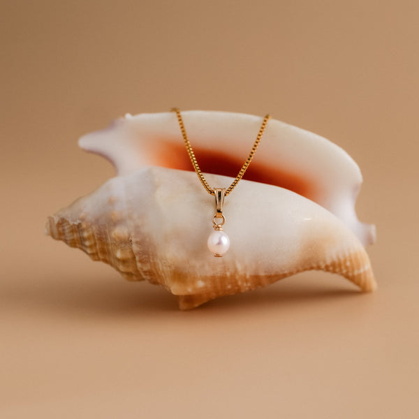 Ovale Perle Kette