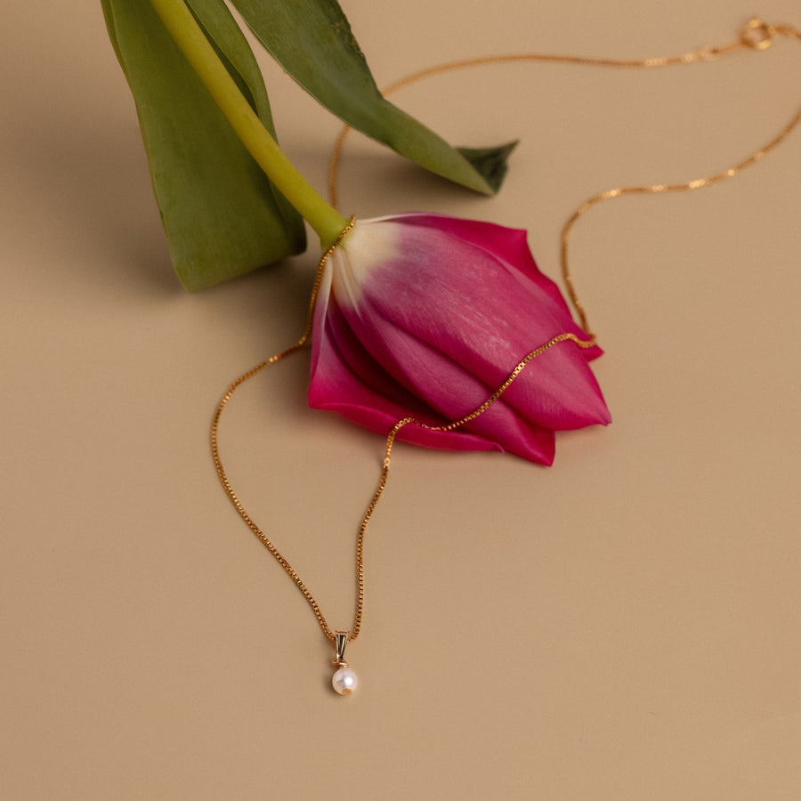 Ovale Perle Kette