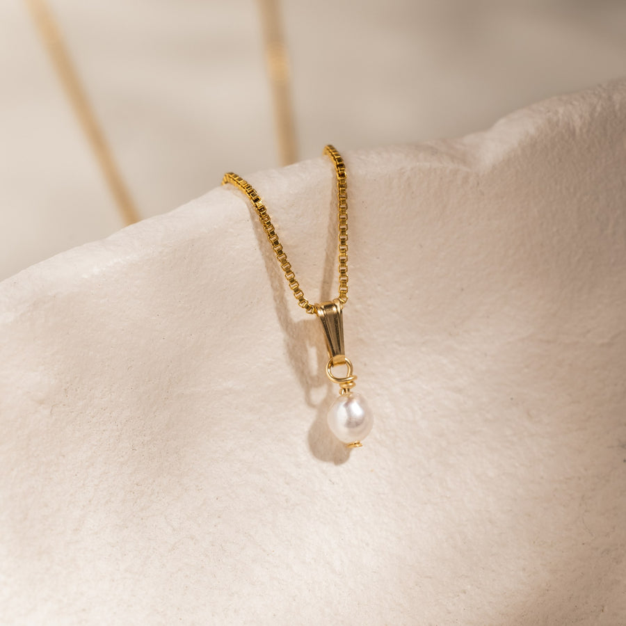 Ovale Perle Kette